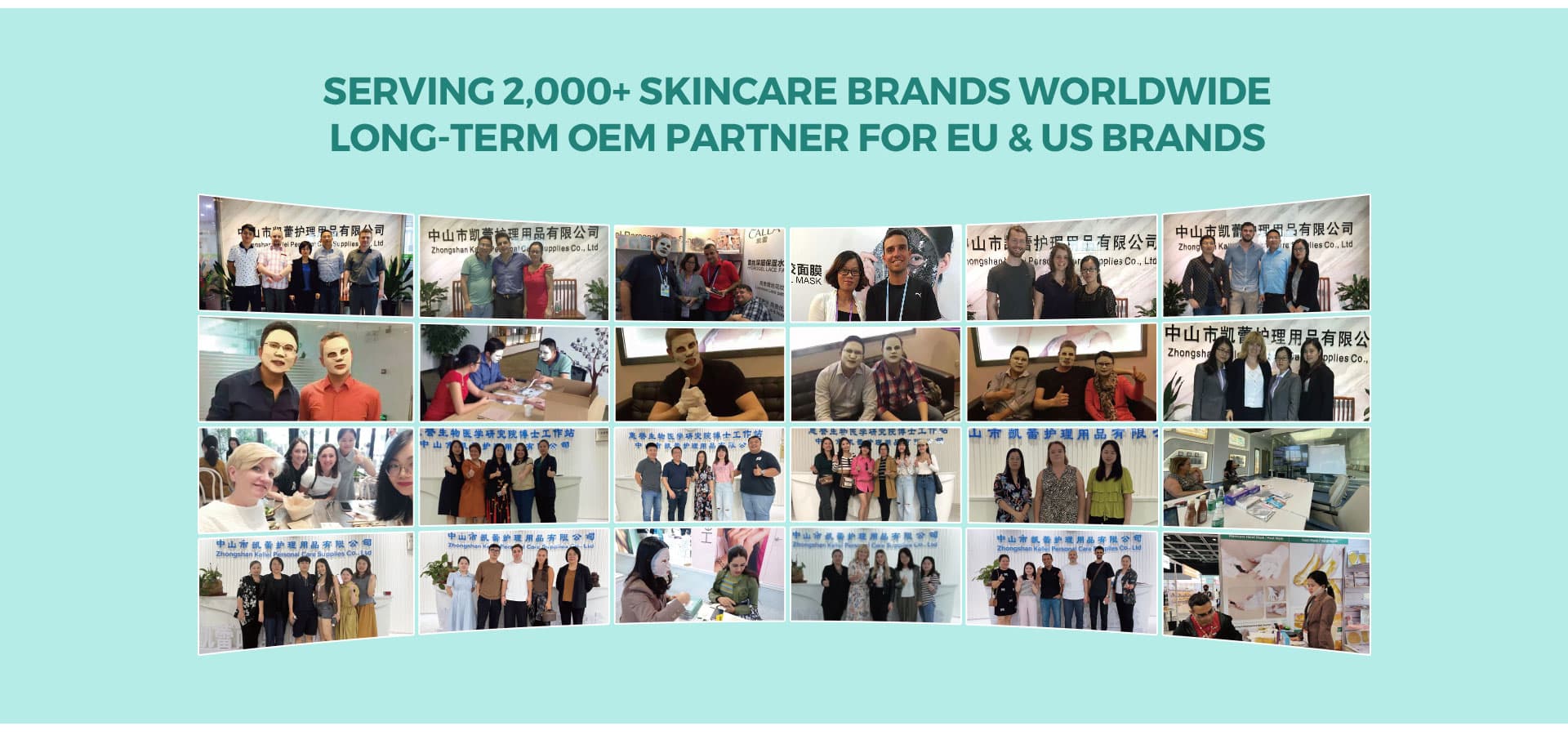 CALLA client visit gallery — brands from over 30 countries
