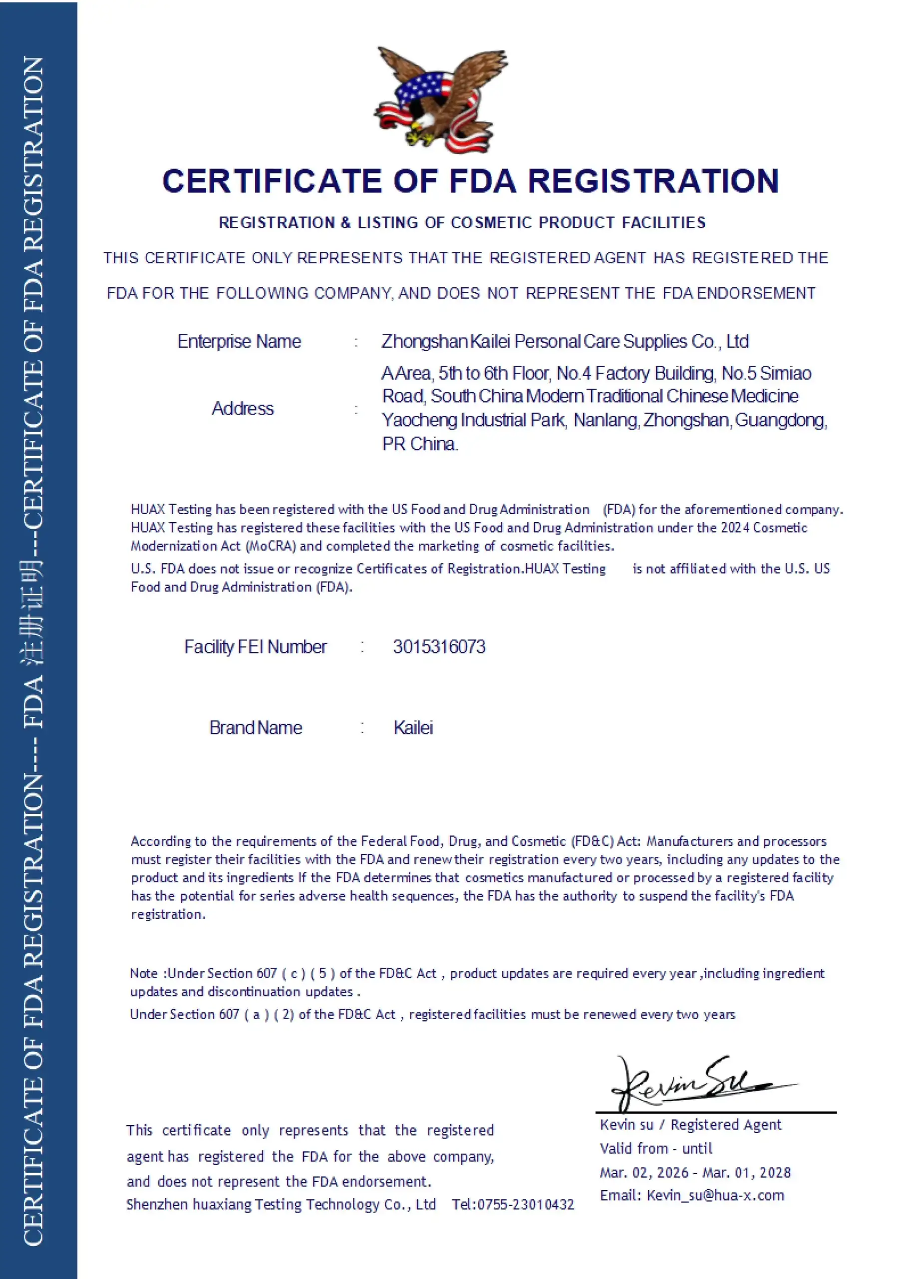 FDA Registration