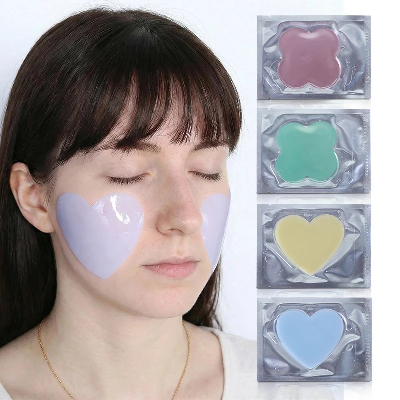 Parches de hidrogel de colores para mejillas — variantes OEM
